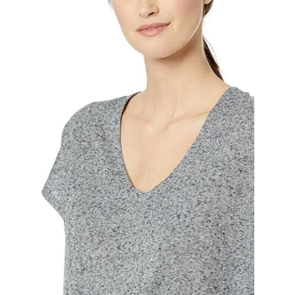 EBERJEY Bobby The Camp Top Designer Casual V Neck Slouchy Sleep Shirt Lounge L